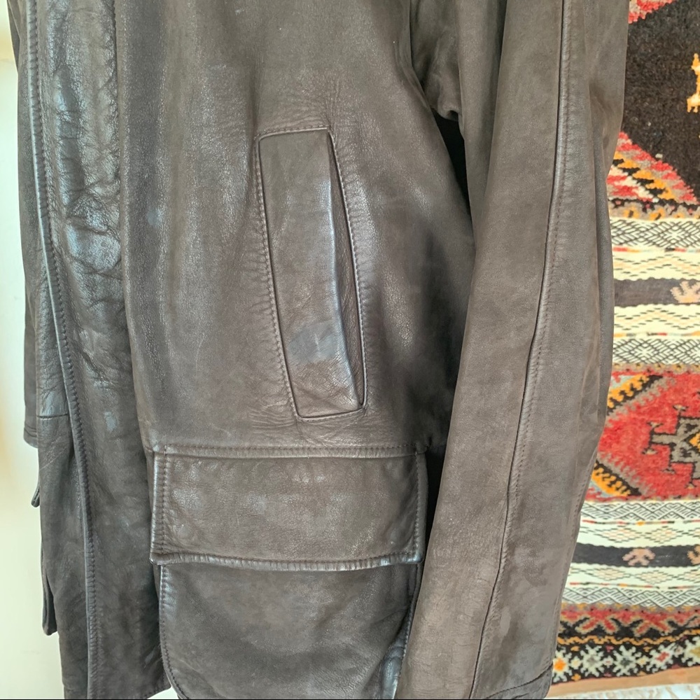 Faonnable Leather Jacket With Removable Liner - image 5